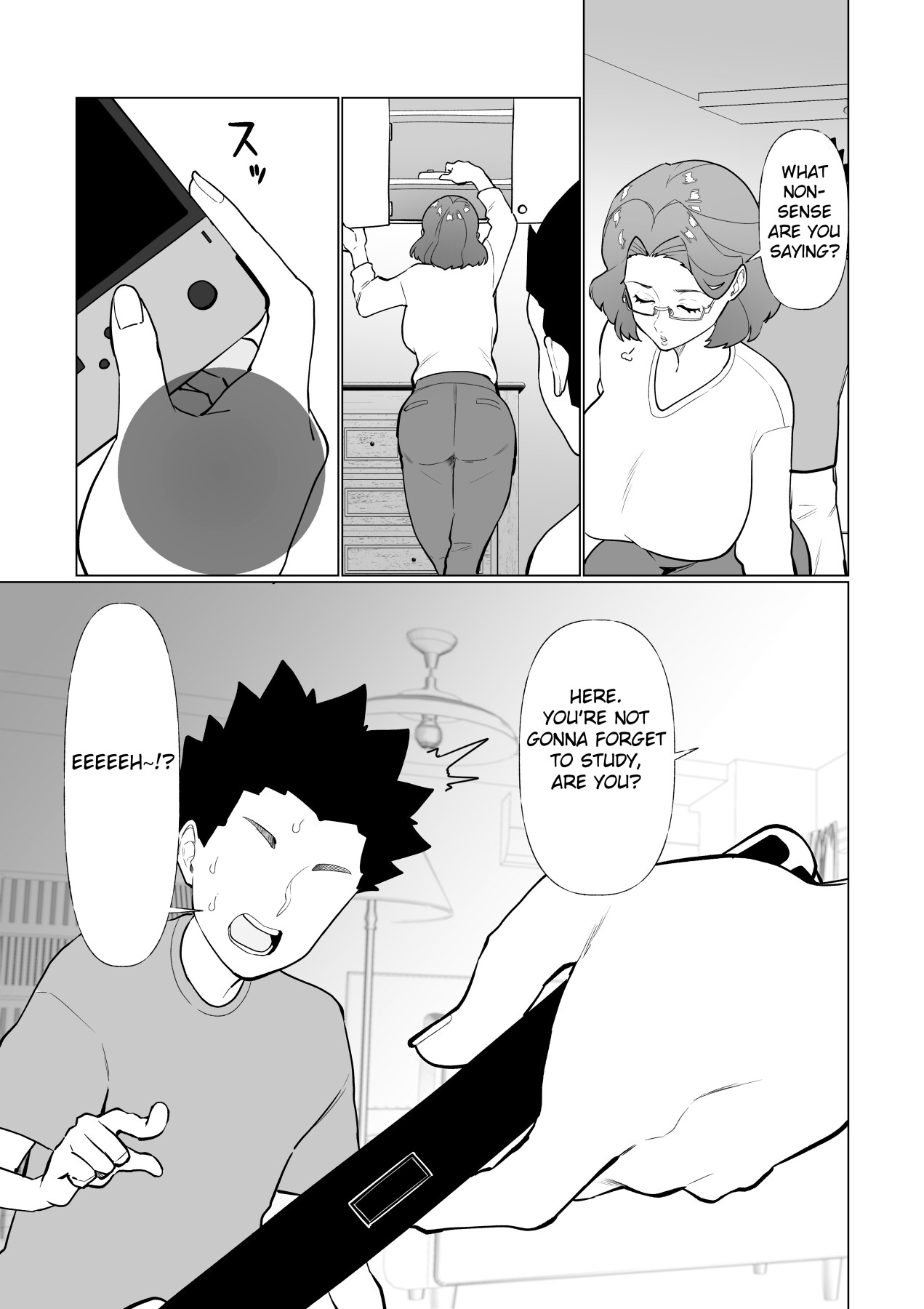 Hentai Manga Comic-Hypnotic mom and naughty son!-Read-6
